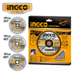 SET 3 DISCOS CORTE MADERA  7.1/4" (24D-40D-60D) - #TSB51852153 