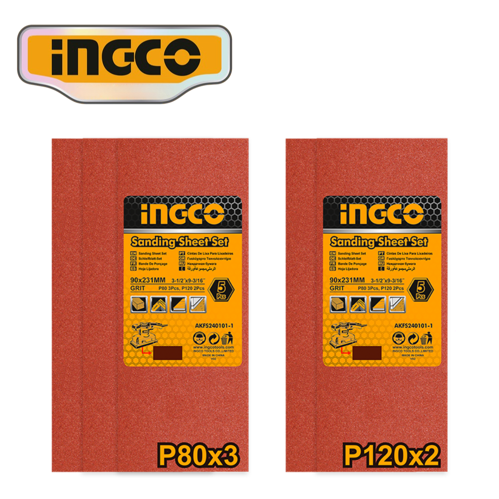 AKFS240101-1 SET 5PZ HOJAS PARA LIJADORA ORBITAL - #AKFS240101-1 - Imagen 1