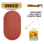 SET 30 LIJAS CON VELCRO DE 9" - #AKRS225030