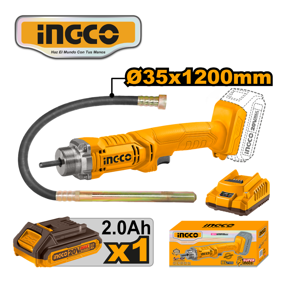 CCVLI2023011 web VIBRADORA DE CONCRETO 20V + MANGUERA - #CCVLI2023011 - Imagen 1