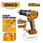 TALADRO PERCUTOR 20V 1/2" 96NM SIN BATERÍA/CARGADOR - #CIDLI209681