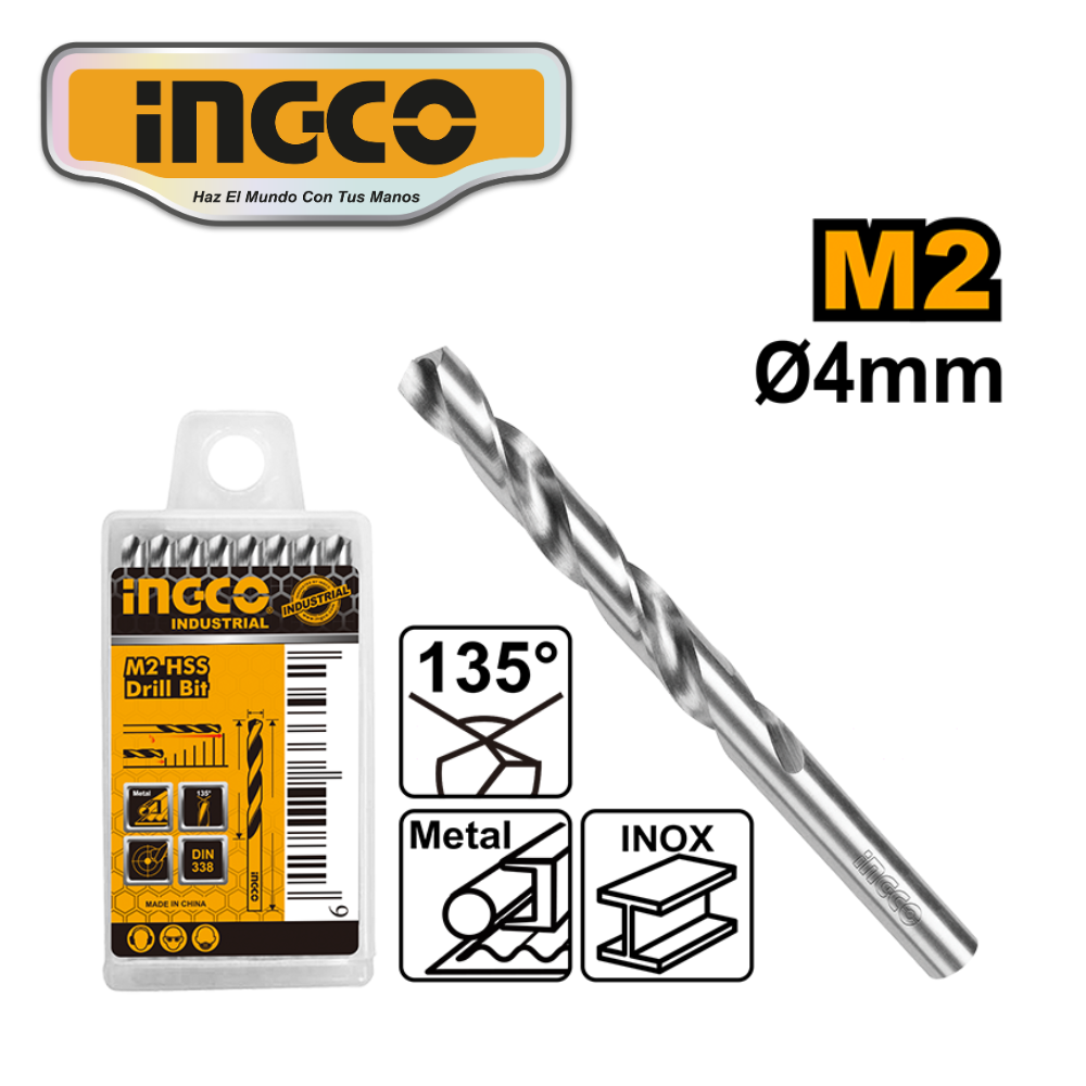 DBT1110401 WEB BROCA HSS 4.0MM - #DBT1110401 - Imagen 1