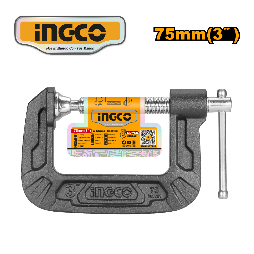 HGC0103 PRENSA TIPO "C" DE 3" (75MM) - #HGC0103 - Imagen 1