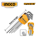 SET 9PZ LLAVES ALLEN EXTRA LARGO - #HHK11092