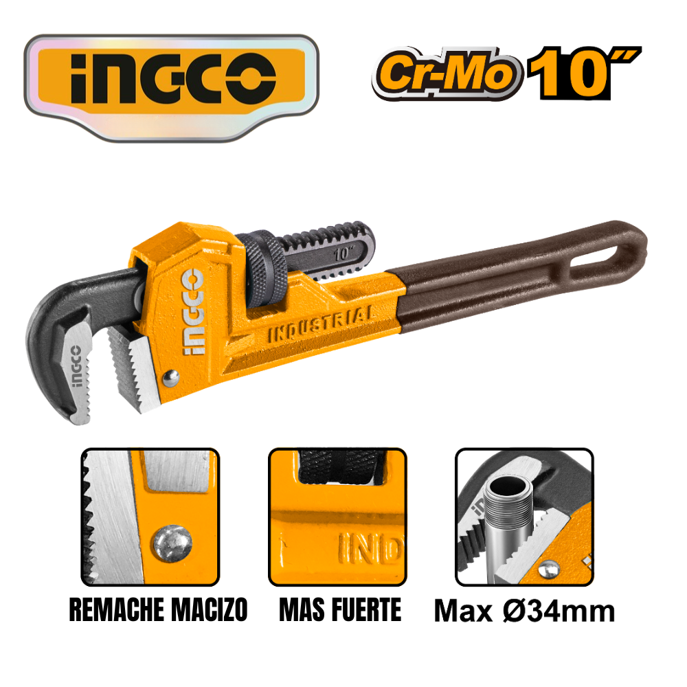 HPW0810 LLAVE STILLSON 10" - #HPW0810 - Imagen 1