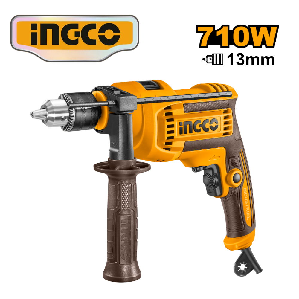 ID7118 TALADRO PERCUTOR 1/2" DE 710W - #ID7118 - Imagen 1