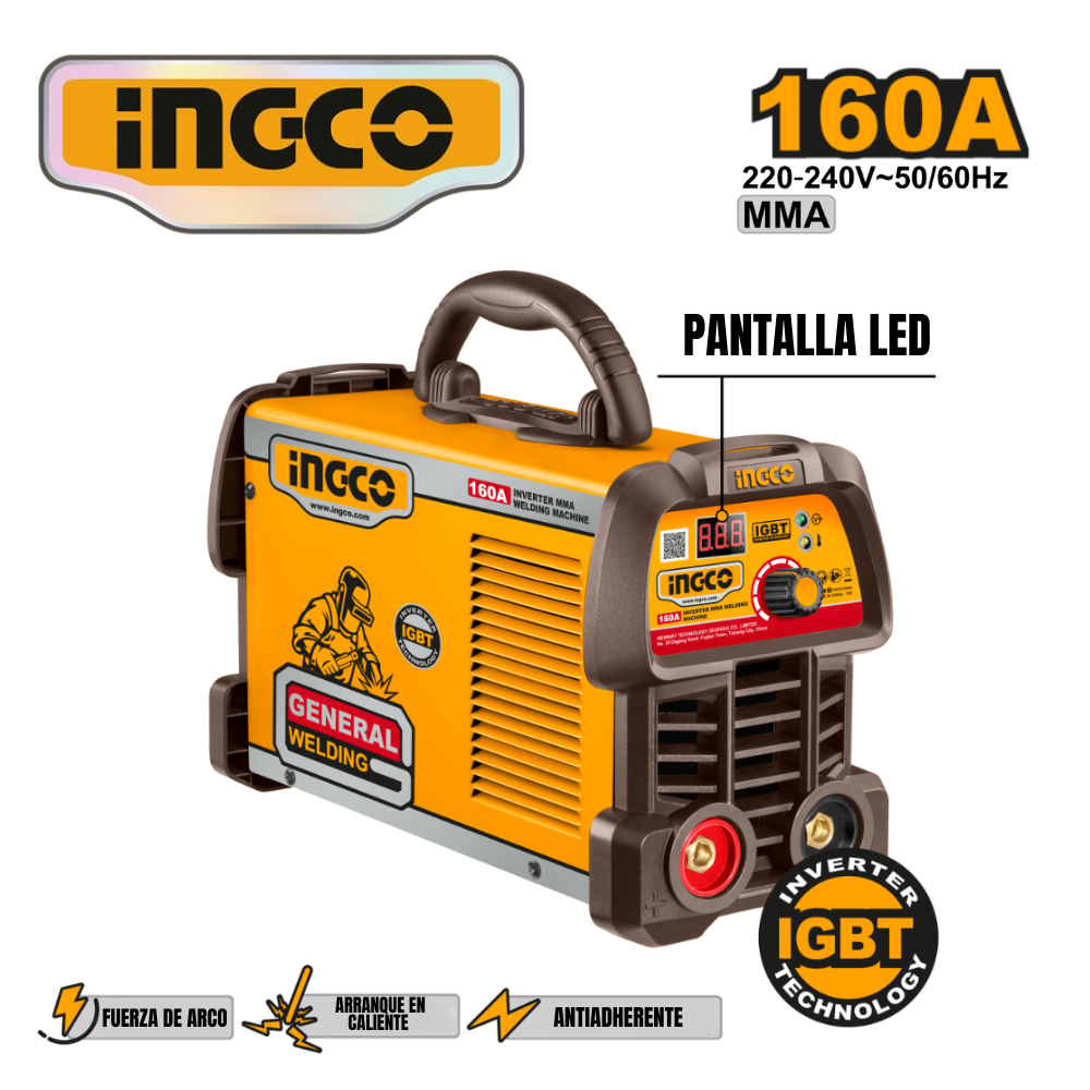 ING-MMA16059 MÁQUINA DE SOLDAR MMA 160A - #ING-MMA16059 - Imagen 1