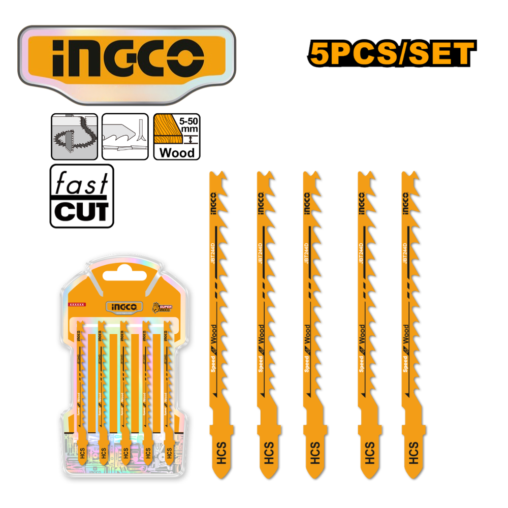 JBT244D SET 5 PZ HOJAS DE CALAR DELGADAS - #JBT244D - Imagen 1