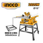 SIERRA DE MESA 10" DE 2600W - #TS26005