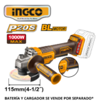ESMERIL 4.1/2" 1000W SIN BATERÍA/CARGADOR - #CAGLI211156