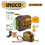 SET NIVEL LÁSER AUTONIVELANTE + CINTA MÉTRICA 5MT - #HLL680081
