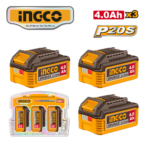 SET 3 BATERIAS 20V DE 4.0AH - #COSLI251296