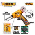 SOLDADOR DE ESTAÑO 120W TEMPERATURA REGULABLE C/PORTA ROLLO - #SI036732