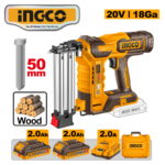 CLAVADORA 20V 50MM + 2 BATERÍAS 2.0AH + 1 CARGADOR 2.0AH + MALETIN - #CBNLI500857