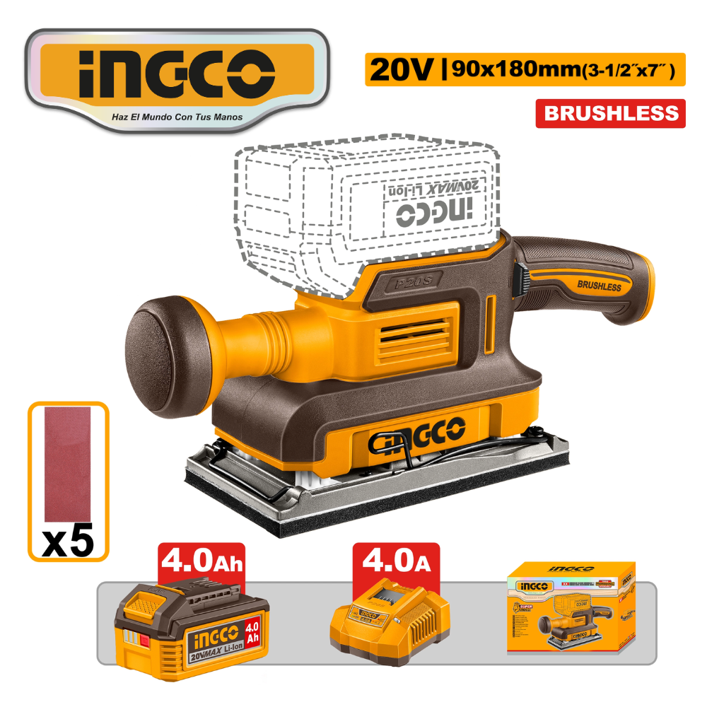 CFSLI20313 web LIJADORA ORBITAL 20V 90x180MM - #CFSLI20313 - Imagen 1