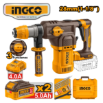ROTOMARTILLO SDS PLUS 20V 28MM + 2BATERÍAS 5.0AH + CARGADOR 4.0AH + MALETIN - #CRHLI202862