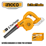 SOPLADORA 20V 2.7m³/min SIN BATERÍA/CARGADOR - #CABLI2078